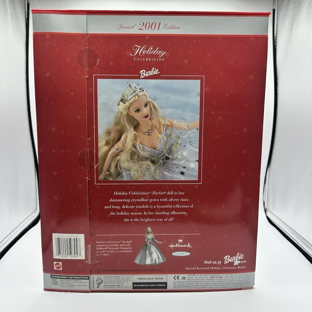 Mattel Holiday Celebration Barbie Special Edition Doll NIB 2001